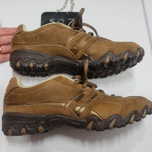Sketchers bikers sneakers brown suede